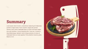 Meat Farm PowerPoint Theme summary