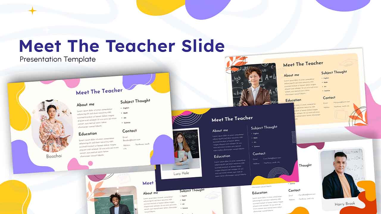 Meet the Teacher PowerPoint Template featured image