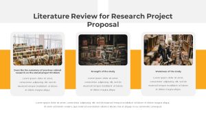 Research Proposal PowerPoint Template Literature Review for Research Project Proposal