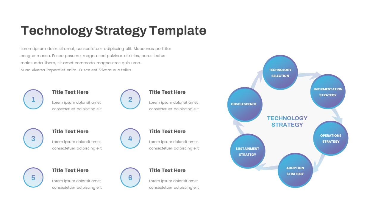 Technology Strategy PowerPoint Template featured image