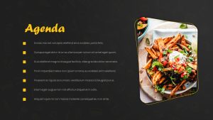 Food PPT Presentation Theme agenda