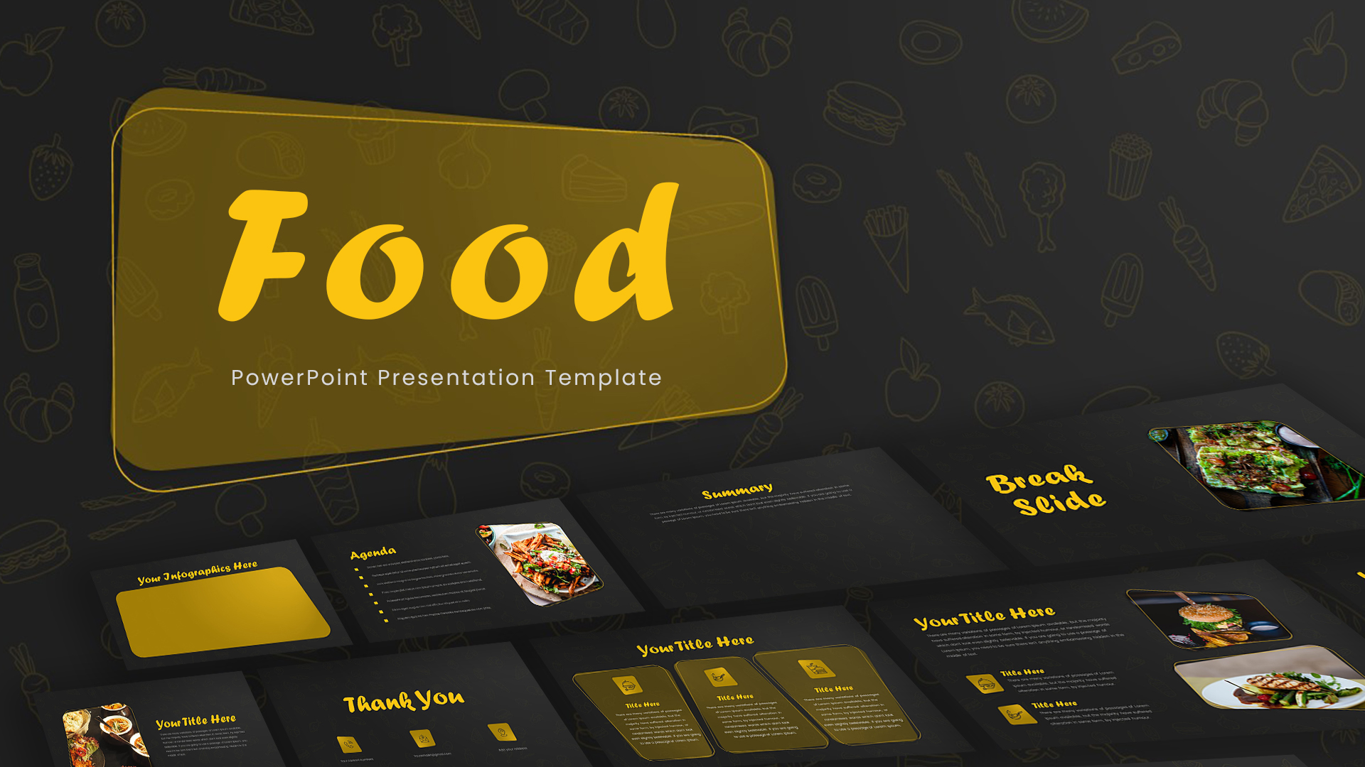 Food PPT Presentation Theme featured image