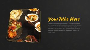 Food PPT Presentation Theme title