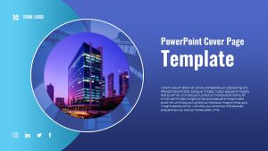 Free Cover Page PowerPoint Presentation Template