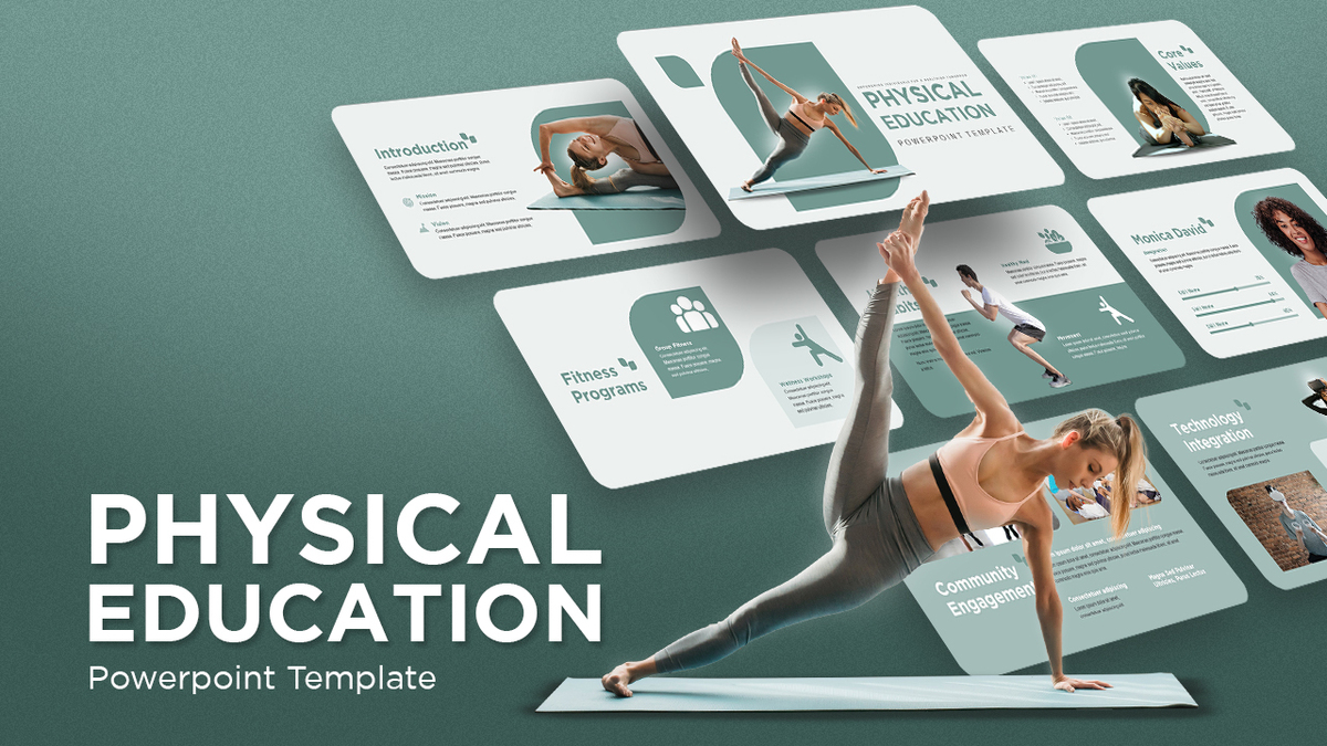 Free Physical Education PowerPoint Template Deck