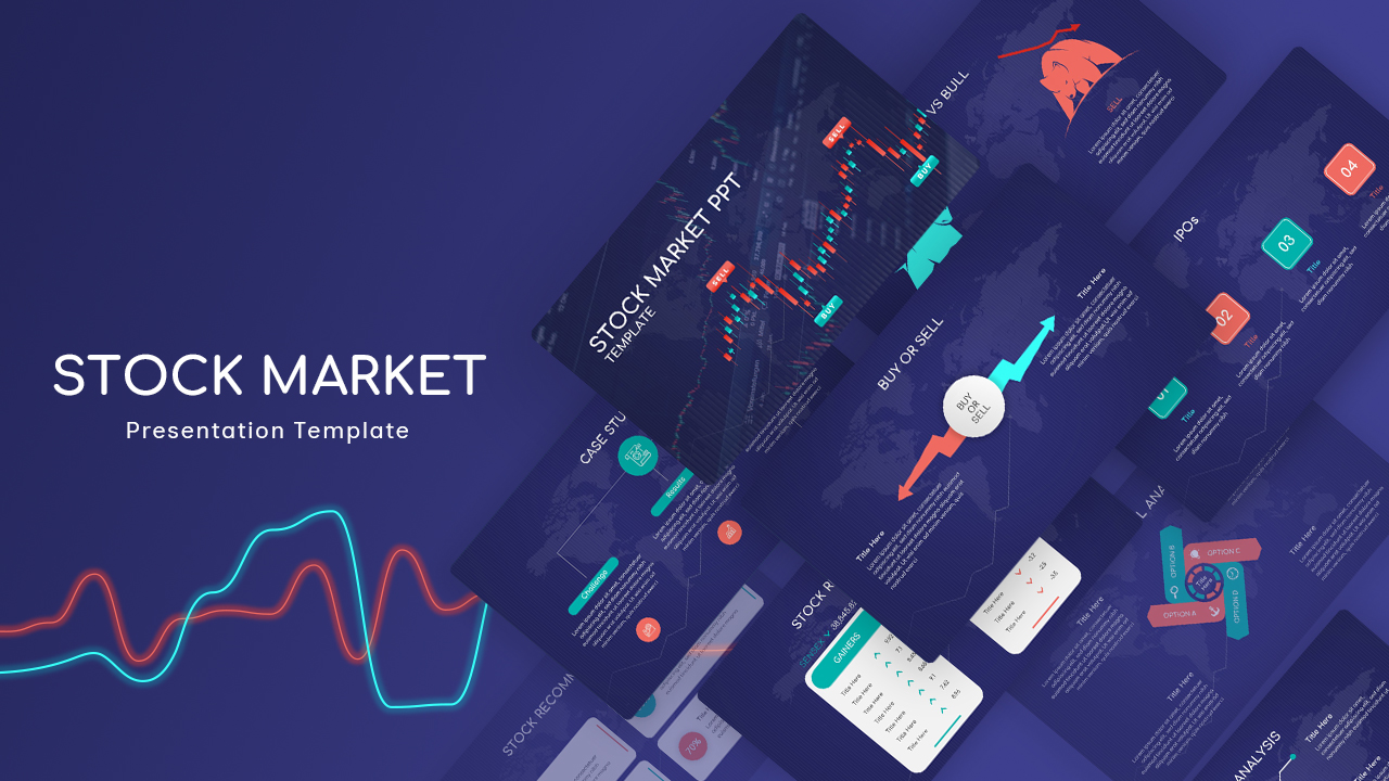 Free Stock Market PowerPoint Template featured image