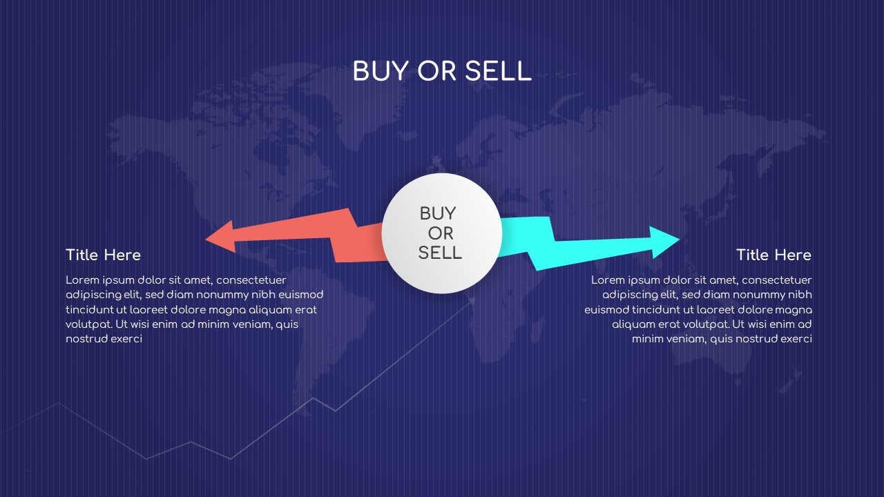 Free Stock Market PowerPoint Template sell