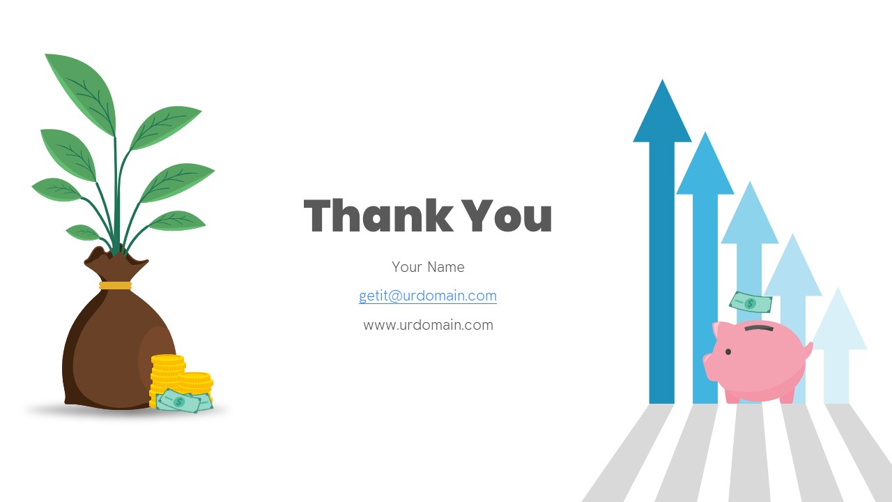 Investment & Finance PowerPoint Theme thank you slide