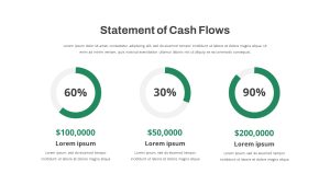 Monthly Report PowerPoint Template Free statement