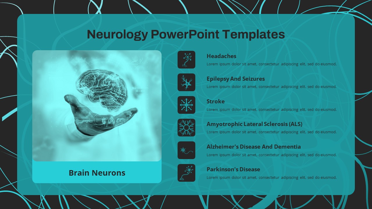 Neurology PowerPoint Template Free