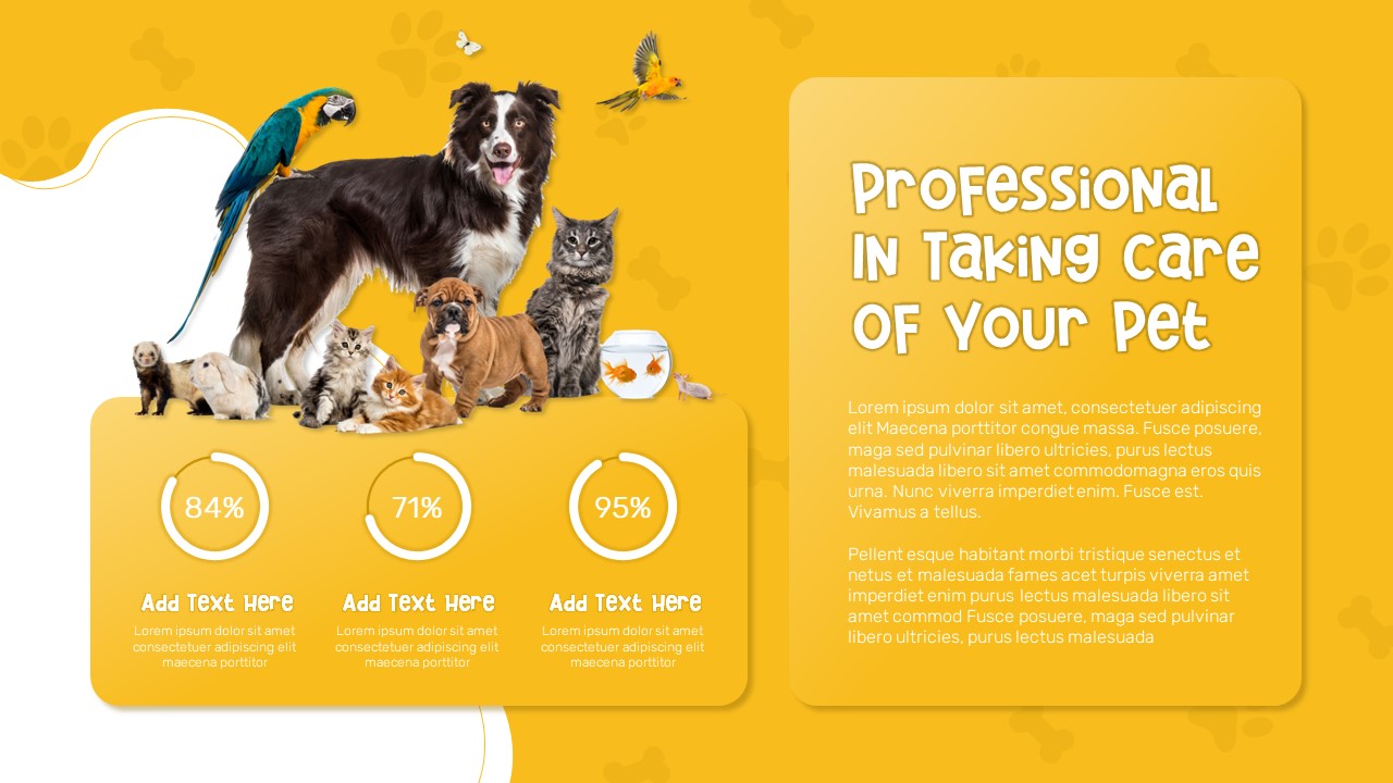 Pet Shop PowerPoint Deck Template Free professionals