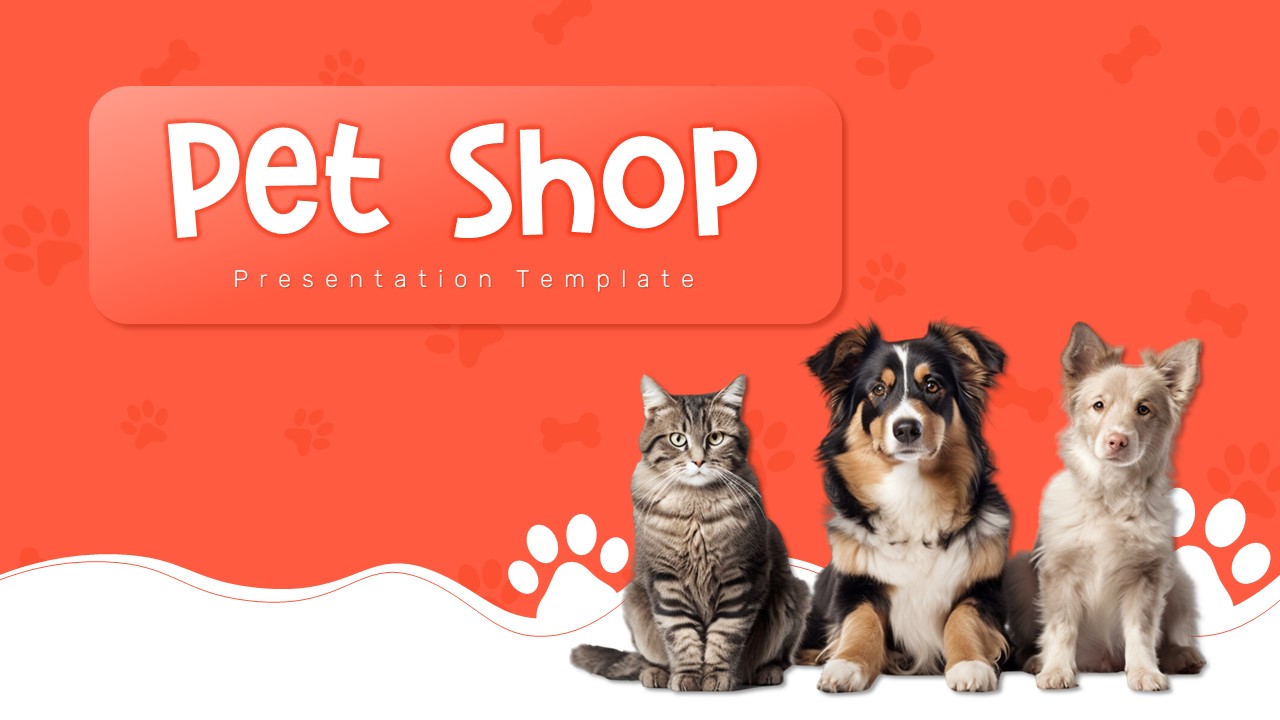 Pet Shop PowerPoint Deck Template Free