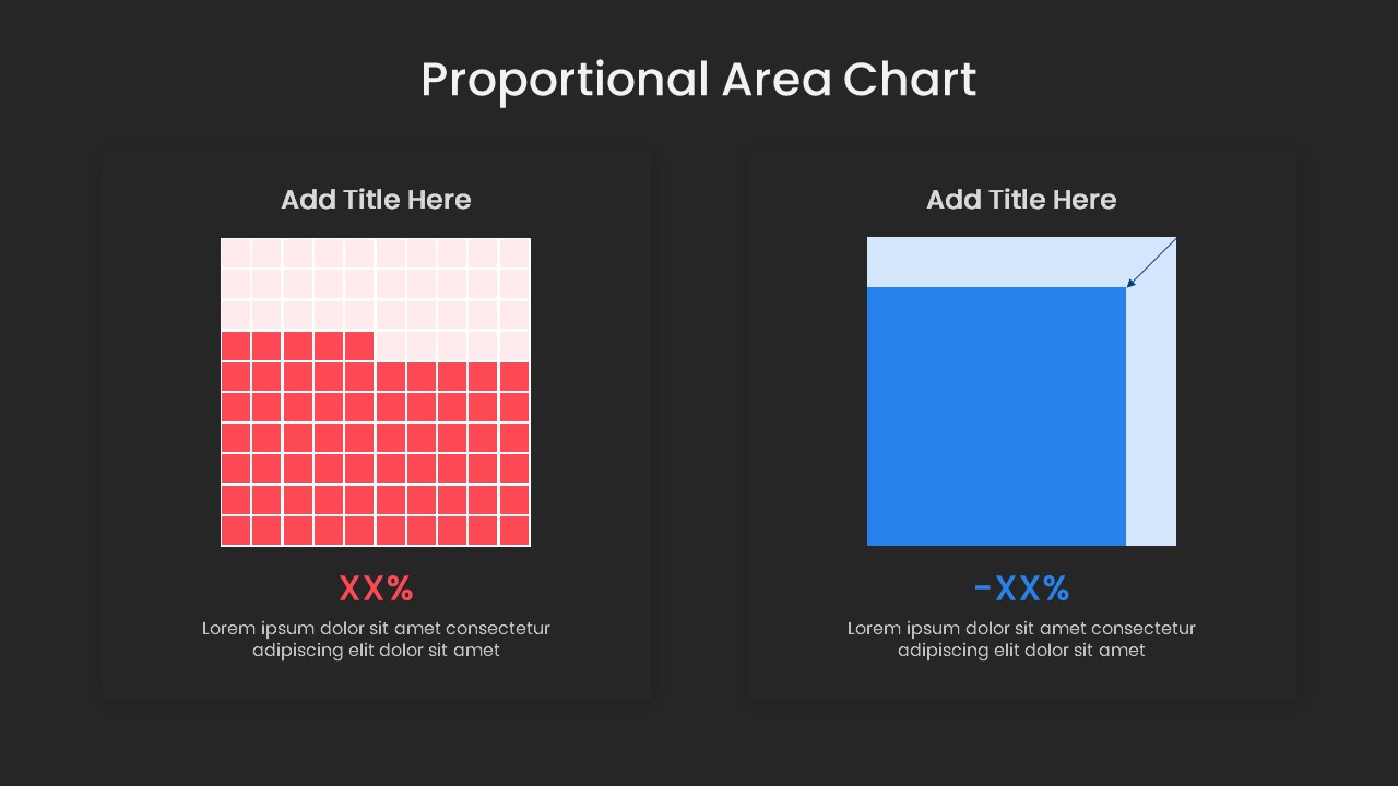 Proportional Area Chart PPT Template