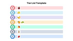 Tier List PPT Presentation Template