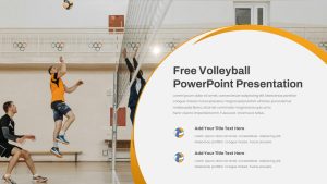 Volleyball PowerPoint Template Free