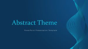 Abstract PPT Theme