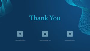 Abstract PPT Theme Thankyou Slide