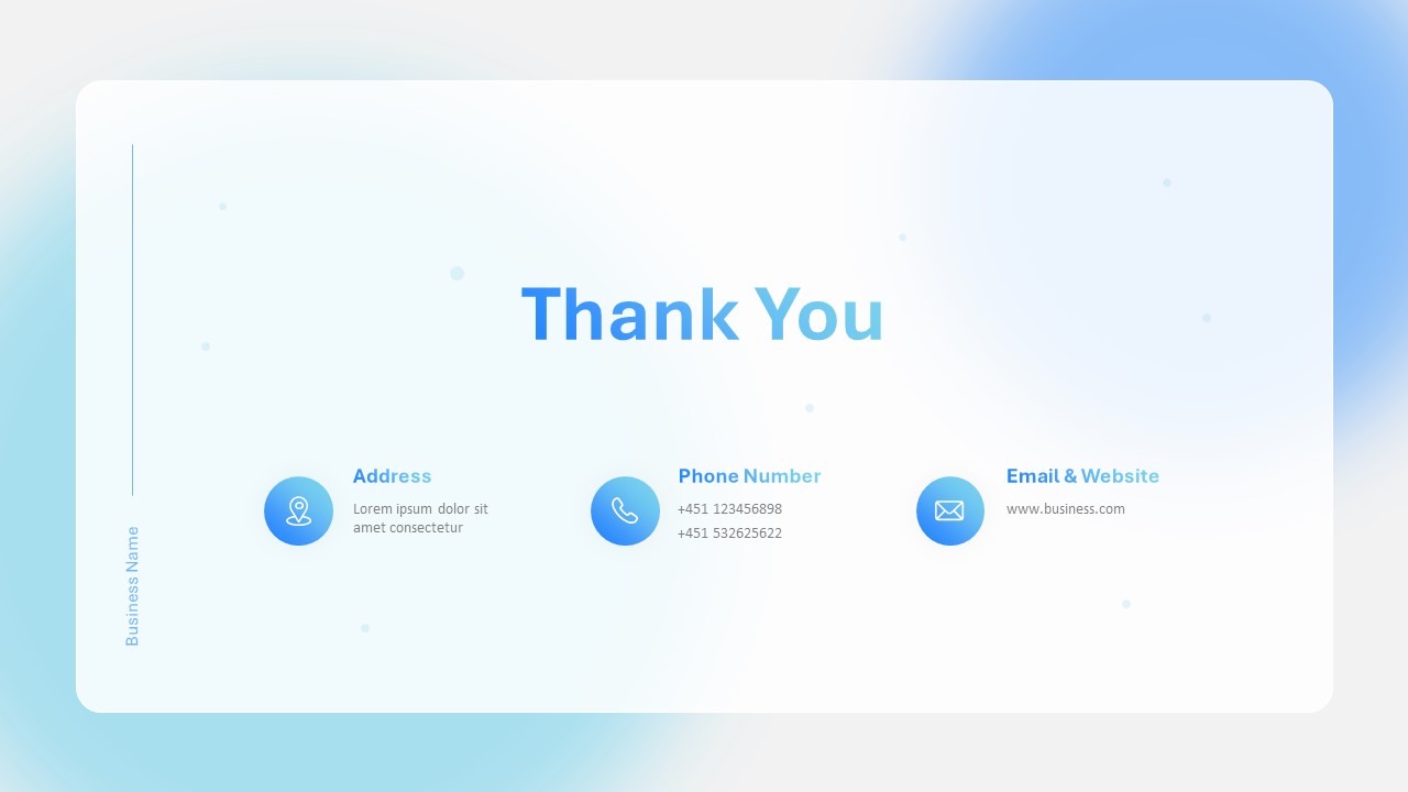 Business People Characters PowerPoint Theme thank you slide