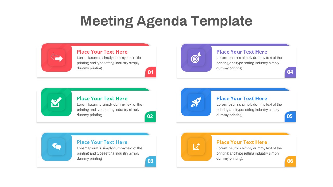 Free Meeting Agenda PowerPoint Templates