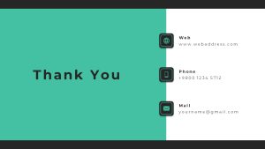 Free Professional Thank You Slide PPT Template