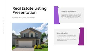 Free Real Estate Listing PowerPoint Presentation Template