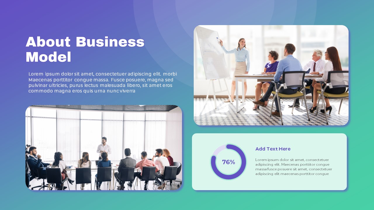 Free Seminar PowerPoint Template business model