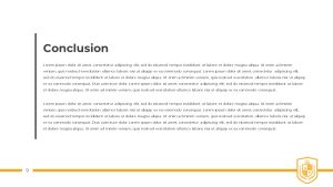 Free University Presentation PowerPoint Template Conclusion