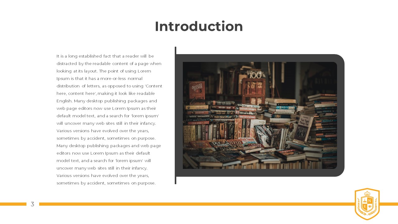 Free University Presentation PowerPoint Template Introduction