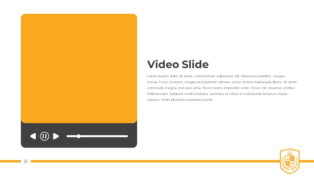 Free University Presentation PowerPoint Template Video Slide