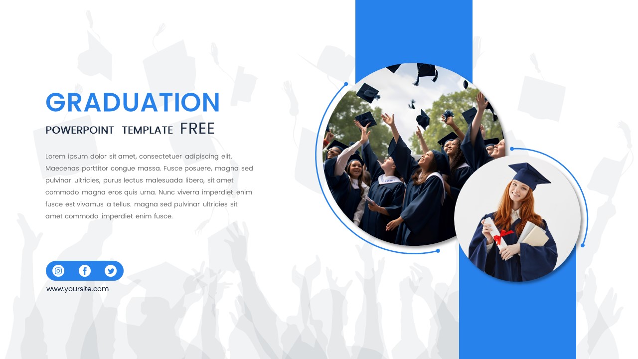 Graduation PowerPoint Template Free