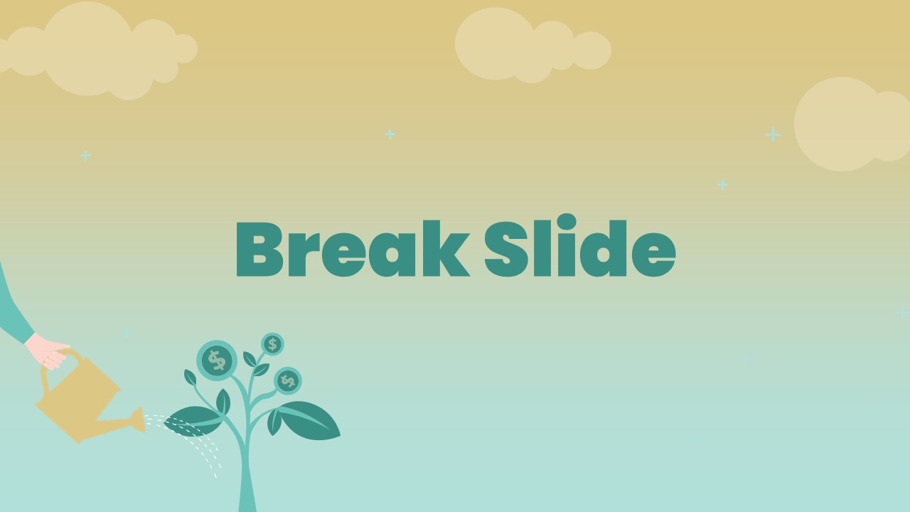 Growth PowerPoint Theme break slide