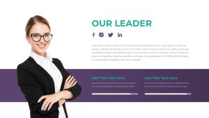 HR Consulting PowerPoint Template Deck leader