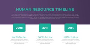 HR Consulting PowerPoint Template Deck timeline