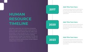 HR Consulting PowerPoint Template Deck timelines