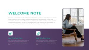 HR Consulting PowerPoint Template Deck welcome note