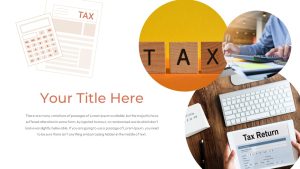 Tax Consulting PowerPoint theme titles