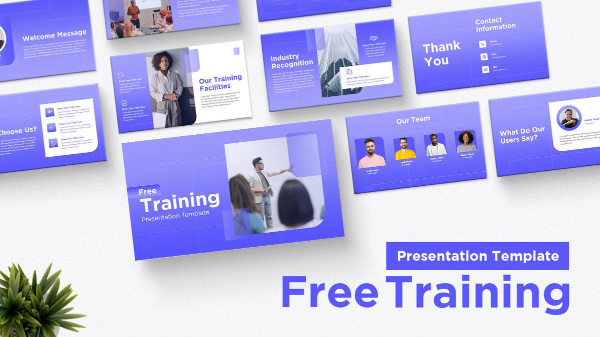 Training PowerPoint Template Free featured image