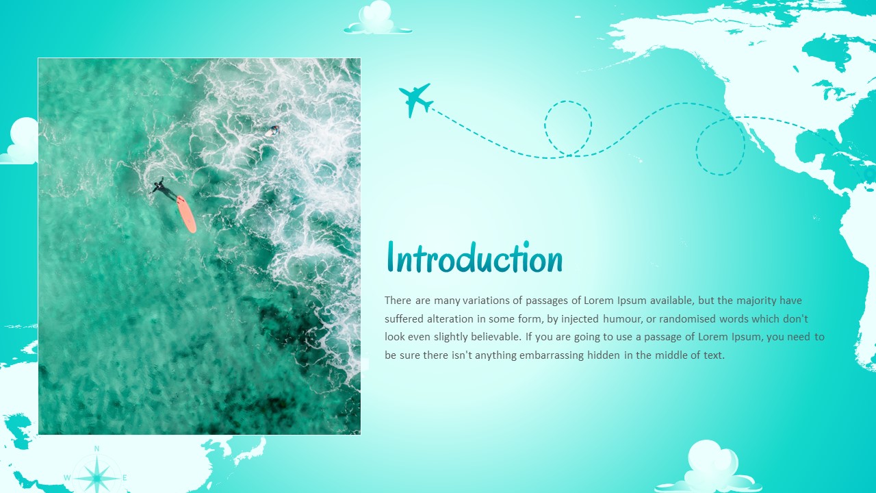 Travel PowerPoint Presentation Theme introduction